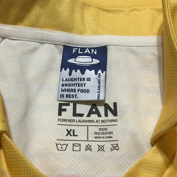 Flan Labs Caramel Sunset Soccer Jersey Mens XL Multicolor Ombre Street Sporty - Picture 5 of 12